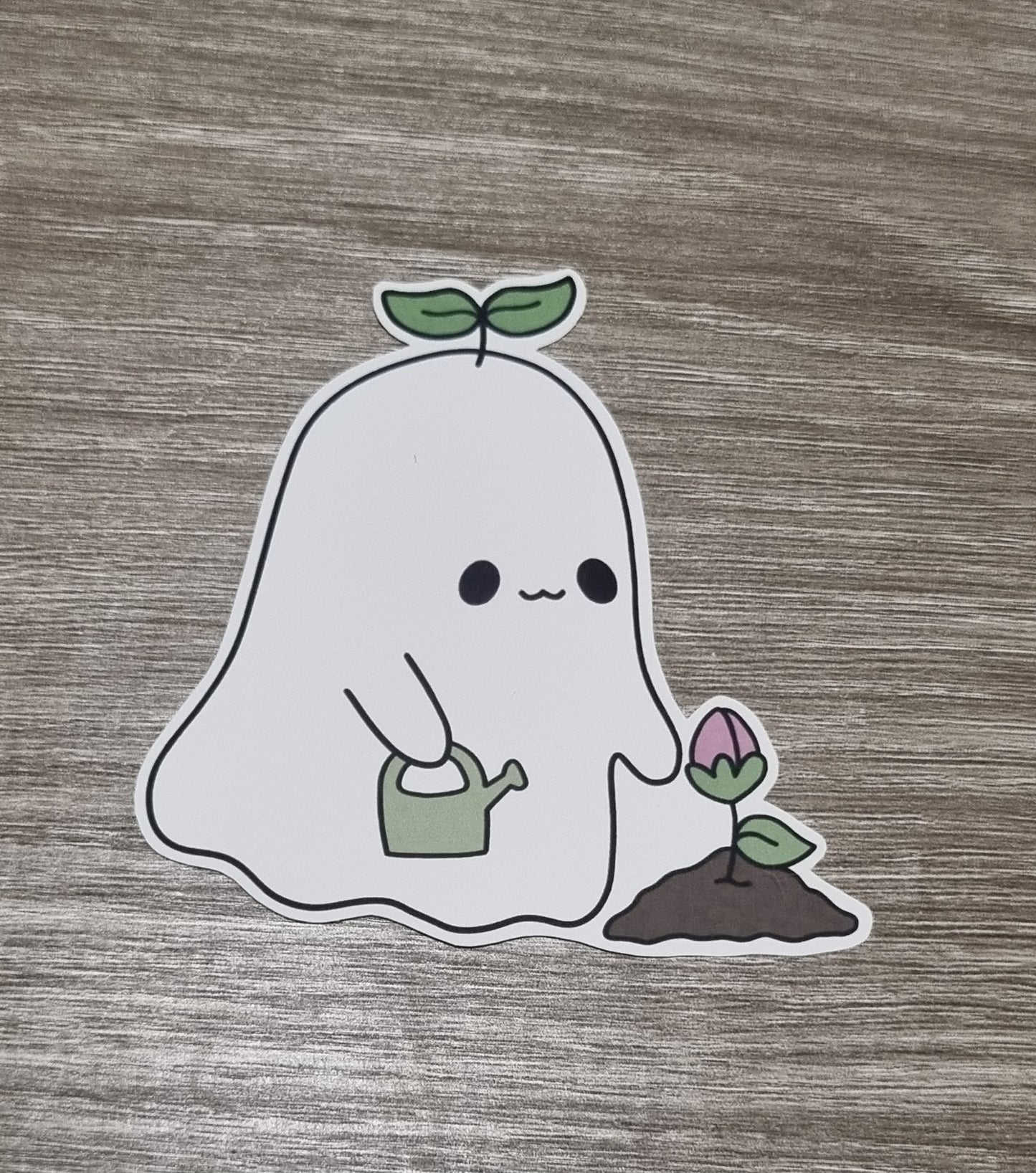 Cute ghost sticker set 7pcs matte stickers