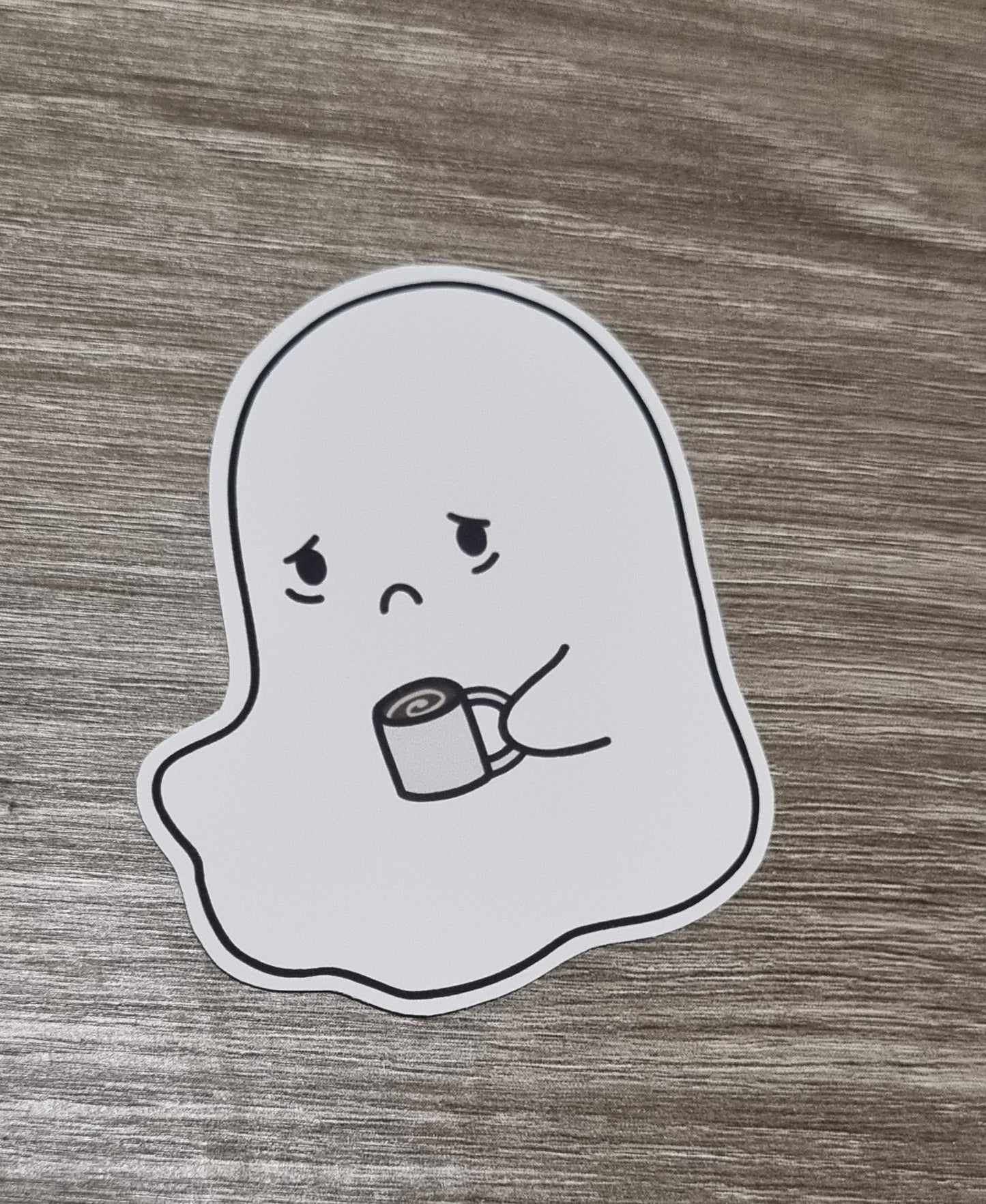 Cute ghost sticker set 7pcs matte stickers