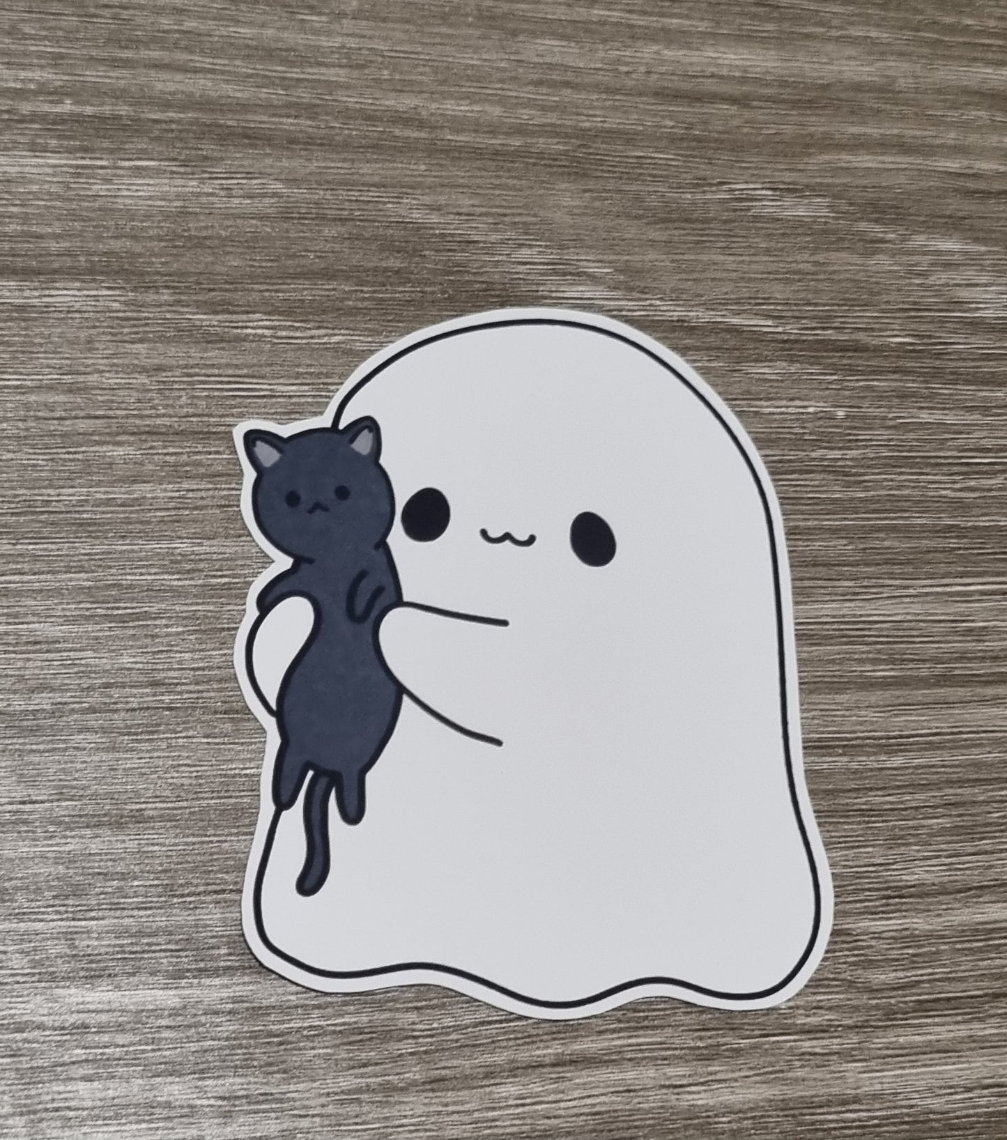 Cute ghost sticker set 7pcs matte stickers